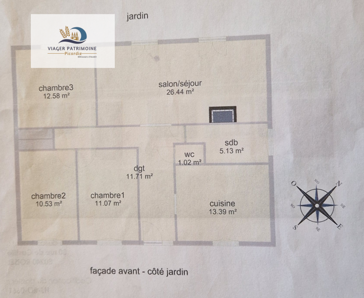 Bien immobilier à vendre à Roisel, 92 m², 4 pièces – photo 2 sur 12